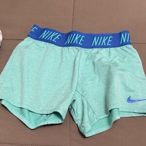 Nike Kids  Light Blue Athletic Shorts